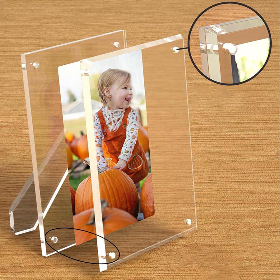 Acrylic Picture Frame with Stand